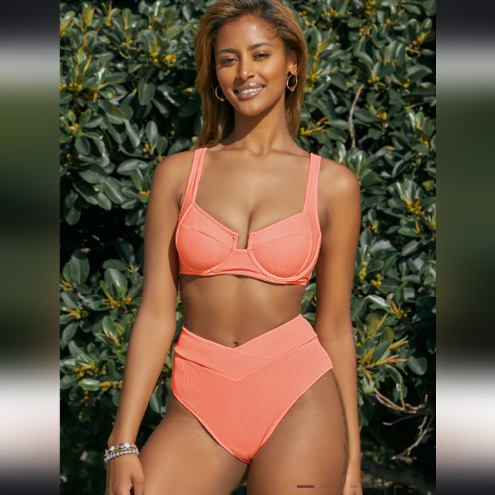 Peach bikini